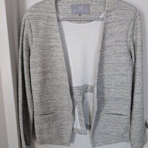 Tart Collections Cream & Black Boucle Cropped Jacket, size Large